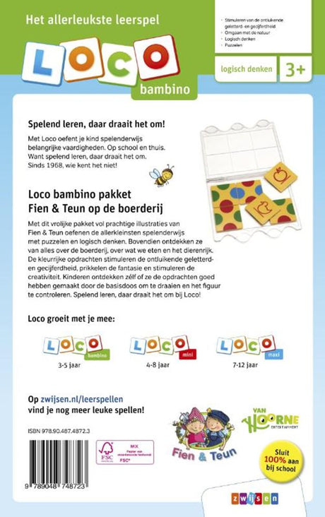 Loco bambino pakket fien teun op de b