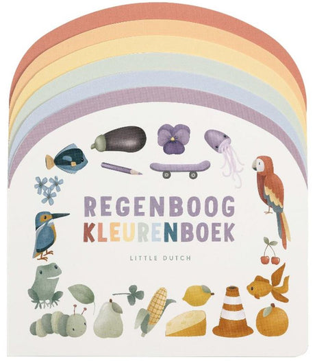 Little dutch: regenboog kleurenboek. 1+