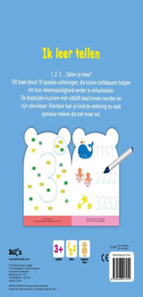 Standaard uitgeverij ik leer tellen, wipe and clean dieren 3+