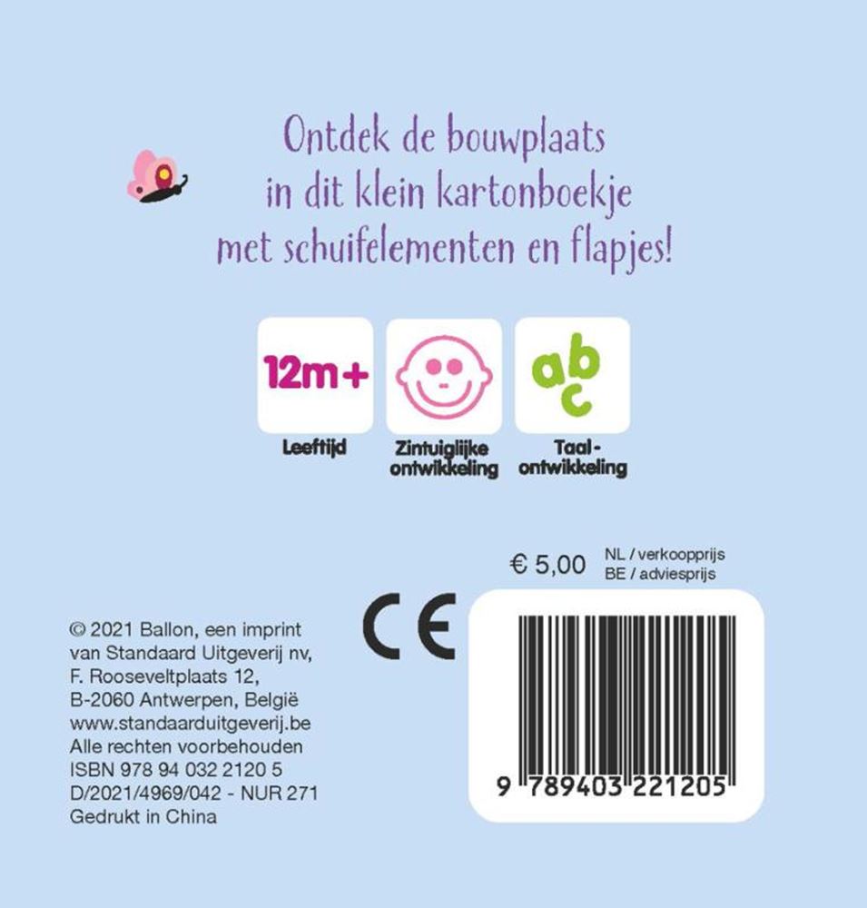 Standaard uitgeverij mijn klein schuifboekje, de bouwplaats.