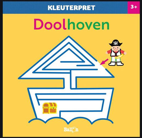 Standaard uitgeverij kleuterpret, doolhoven. 3+