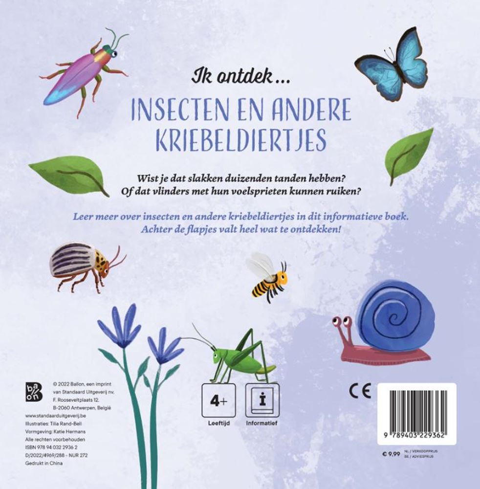 Standaard uitgeverij ik ontdek insecten en andere kriebeldier