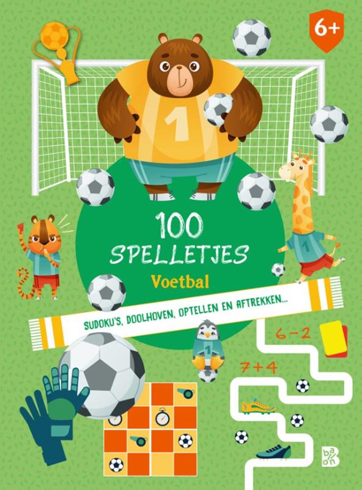Standaard uitgeverij 100 spelletjes voetbal. 6+