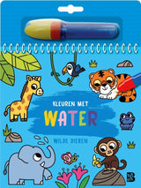 Standaard uitgeverij kleuren met water: wilde dieren 3+