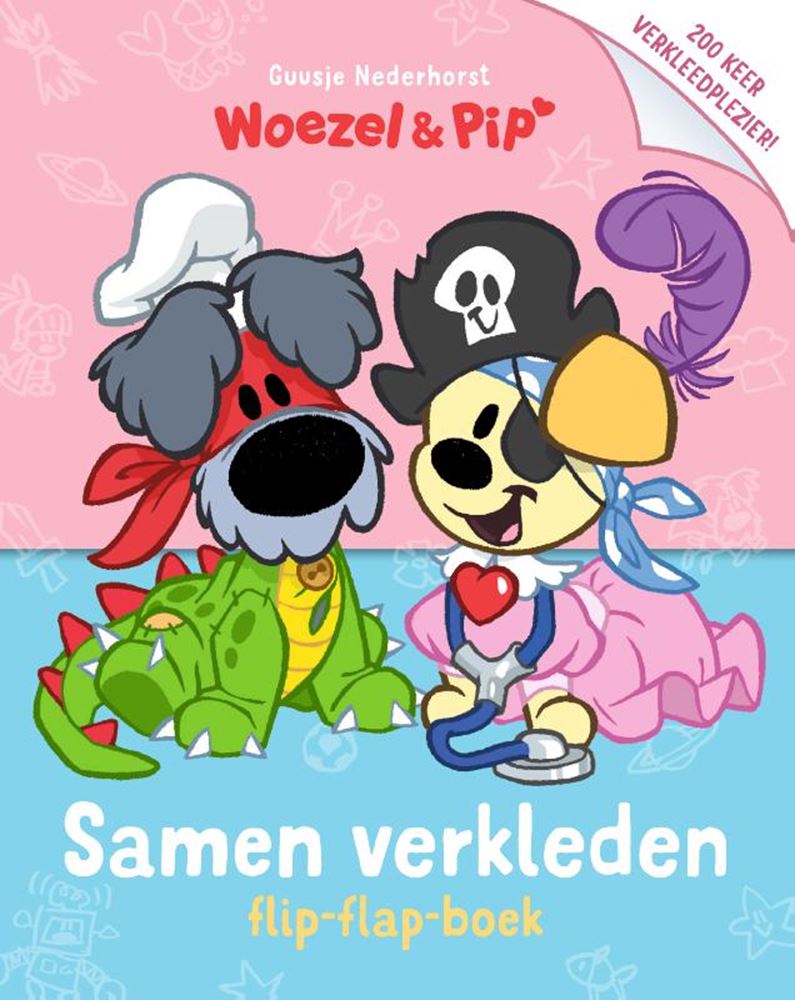 Woezel en pip boek samen verkleden