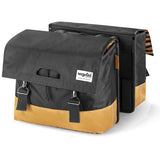 Urban Proof dubbele fietstas - zwart geel - 40L