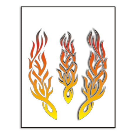 Stickerset tribal vlammen