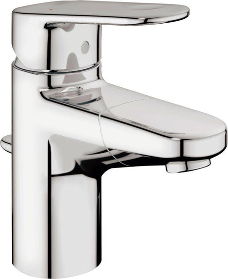 Grohe europlus wastafelkraan - met uittrekbare uitloop - met trek-waste - chroom