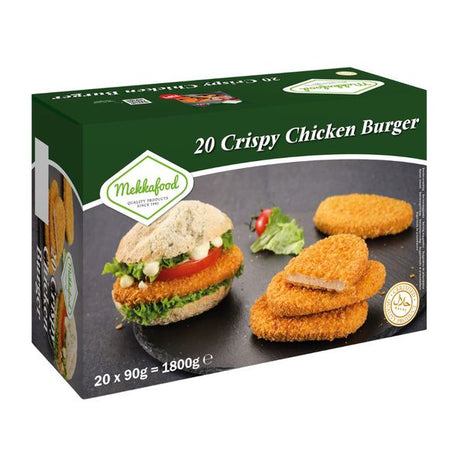 Mekkafood crispy chicken burger (20x 90 gr)