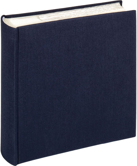 Walther me-510-u cloth - memo insteekalbum - formaat 23 x 22 cm - 200 foto's 10 x 15 cm - donkerblauw