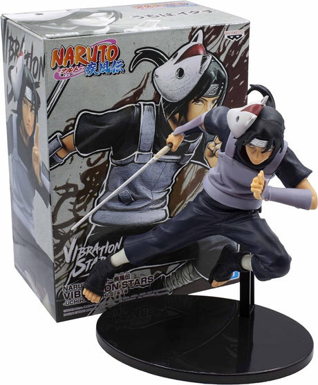 Banpresto co., ltd. naruto shippuden - vibration stars - uchiha itachi ii statue 16cm