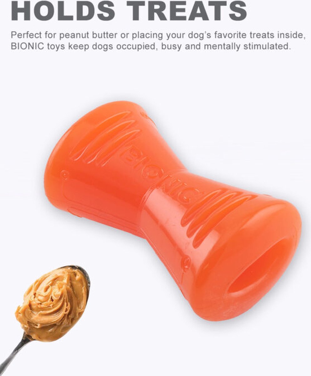 Bionic bone l - 15x8x6,5cm oranje