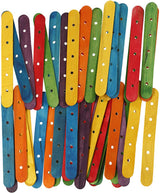 Creativ company houten constructiestokjes kleur, 500st.