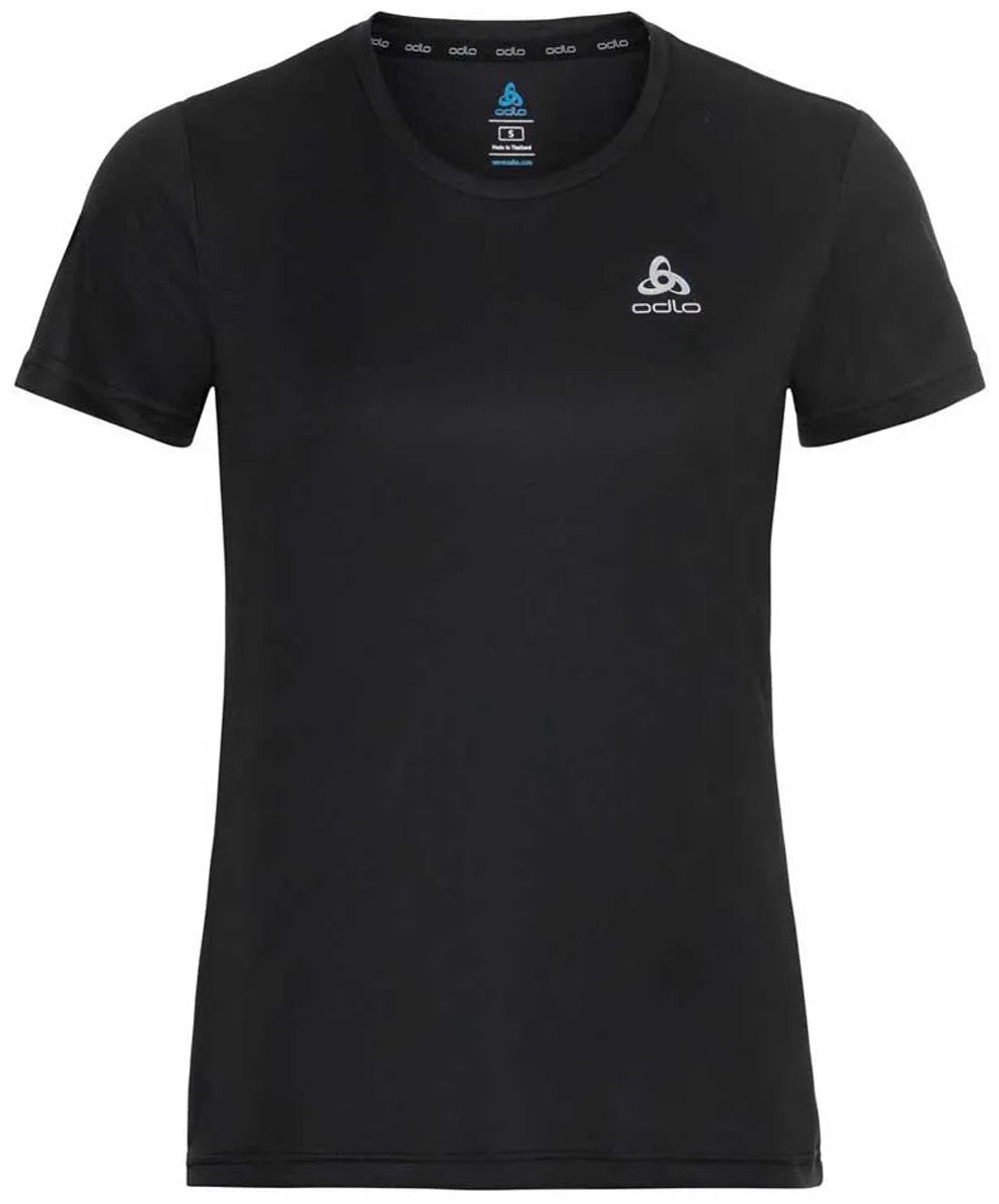 Odlo essential flyer hardloopshirt - vrouwen - zwart - s