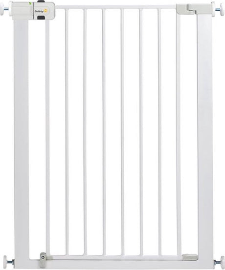 Safety 1st easy close traphekje - extra hoog - 73 t m 80 - uitbreidbaar - klembevestiging - metal white