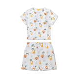 Jungle | meerkleurig jongens set strand - muslin