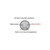 Van beijck acculader xlr 4-pins neutrik - o.a. quick - 36 volt 2 ah