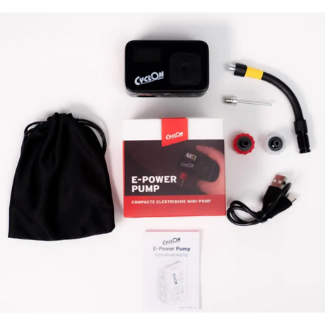 Cyclon elektrische pomp e-power pump 8,3bar zwart