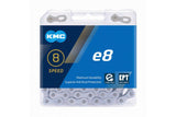 KMC Ketting 6 7 8 speed E8 EPT 122 schakels zilver