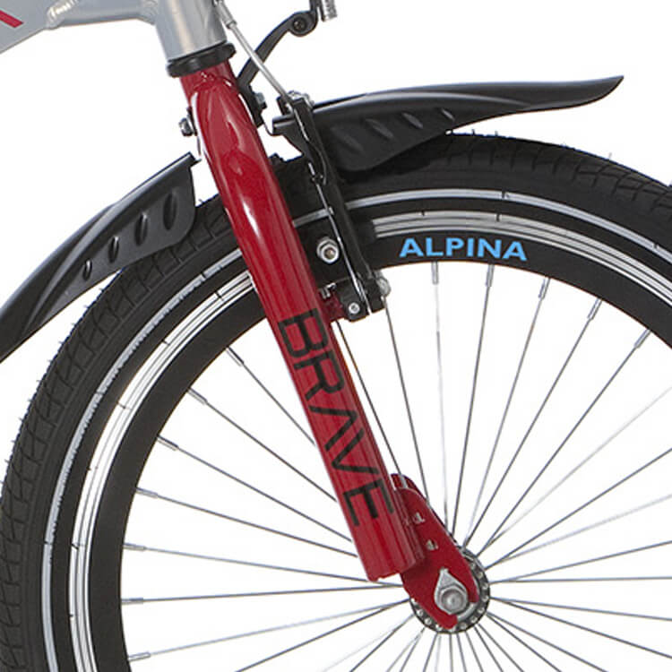 Alpina voorvork 20 Brave pearl red