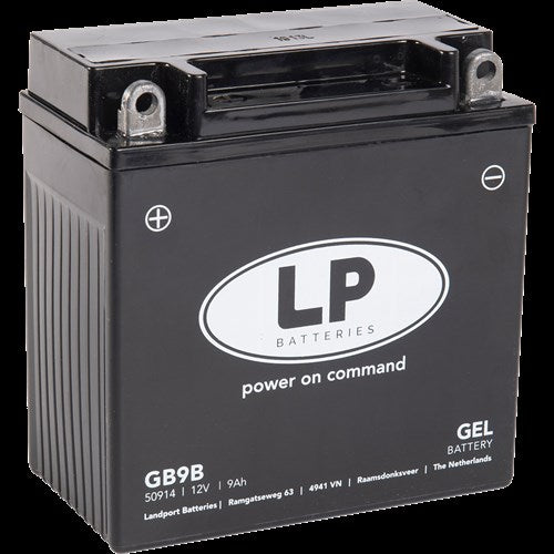 Landport gel accu mg gb9b (yb9b) o.a. vespa lx v-click