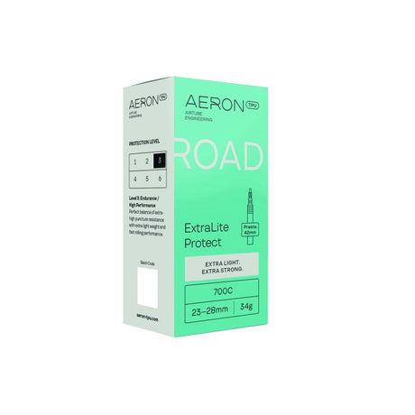 Aeron tpu aeron tpu road - extralite protect 23-28 presta valve 42 700c