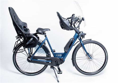 Aldo 28 inch e-bike moederfiets 55cm azzuro blauw e-multi