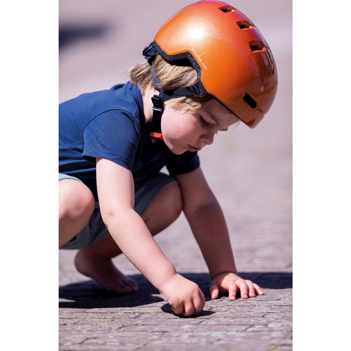 Abus Helm Skurb Kid goldfish orange S 45-50cm