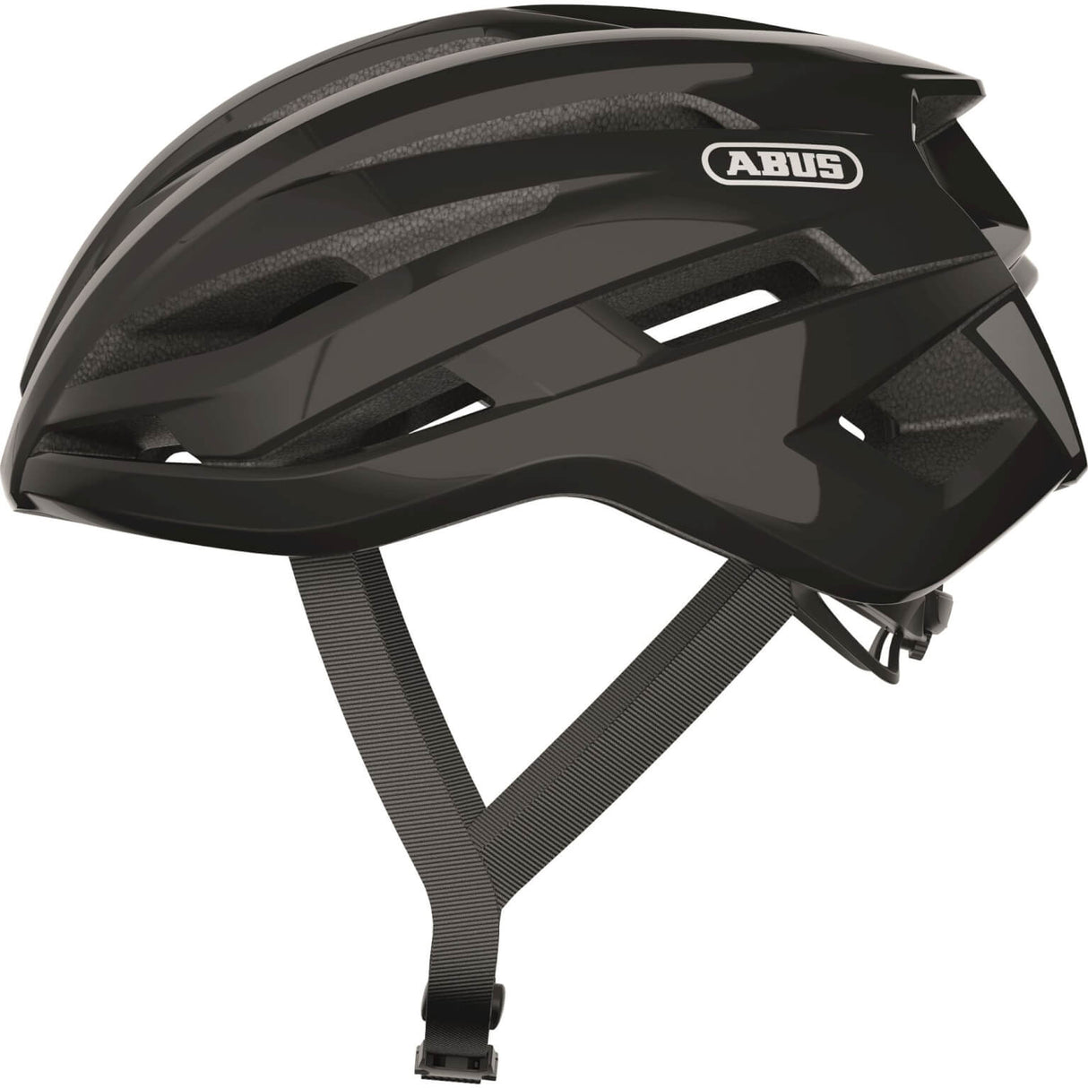 Abus Helm Straudmchaser glänzend Schwaarz xl 61-63Cm