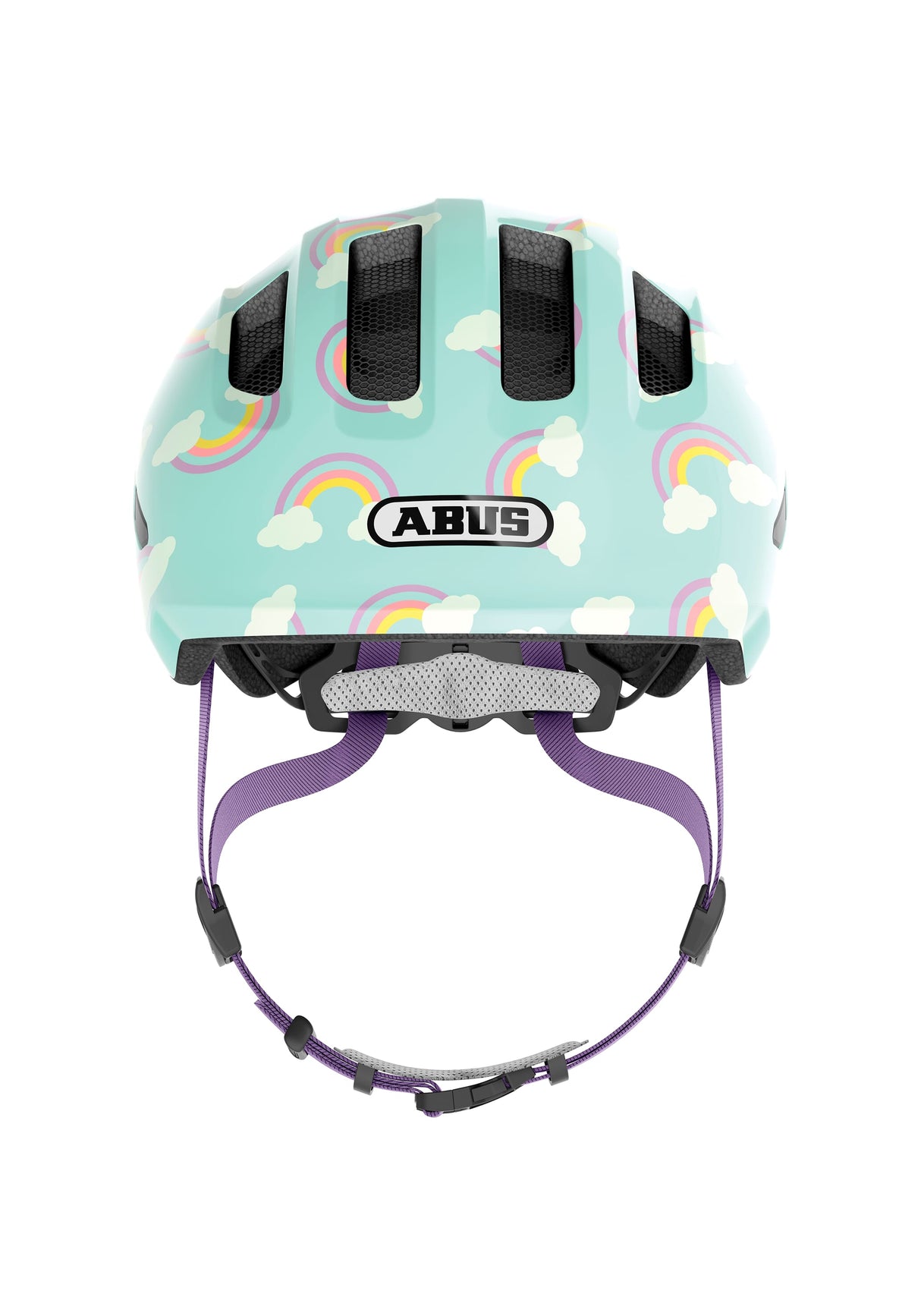 Abus Helm Smiley 3.0 LED blue rainbow S 45-50cm