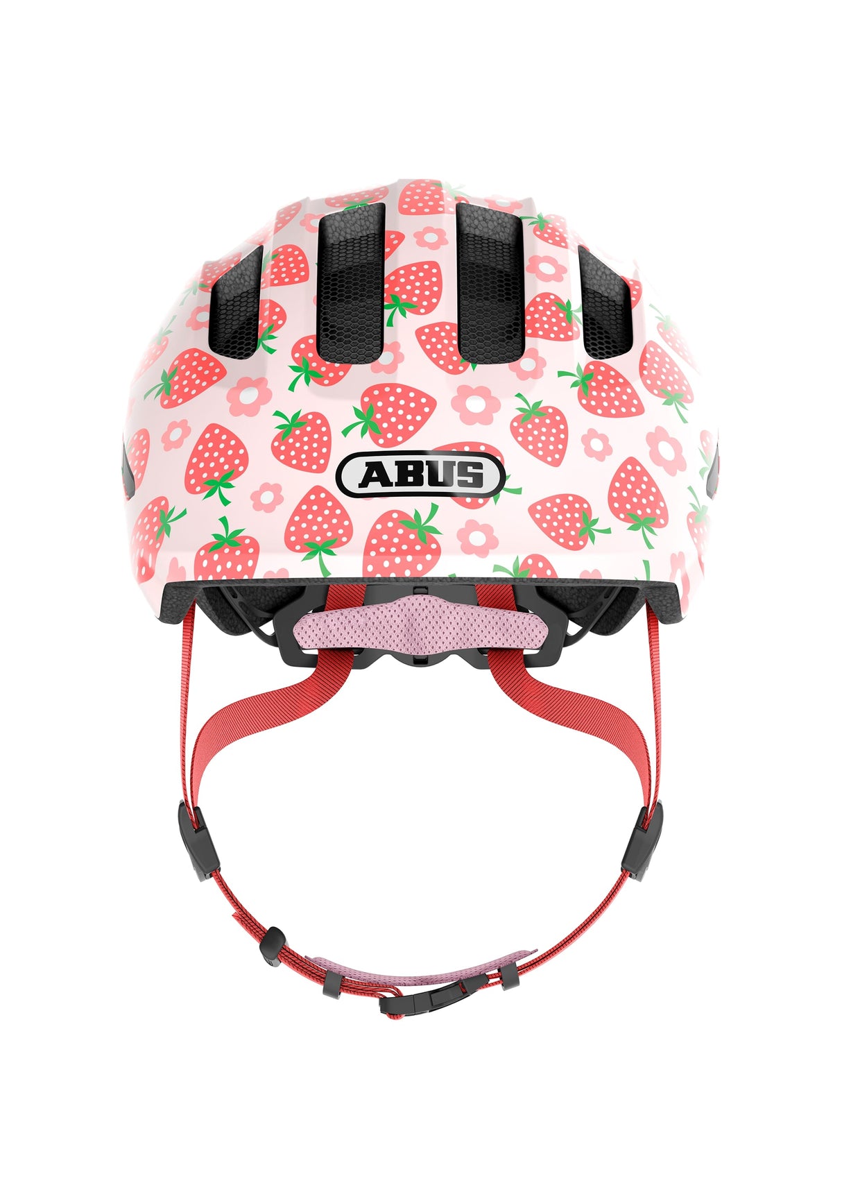 Abus helm smiley 3.0 led rose strawberry s 45-50cm