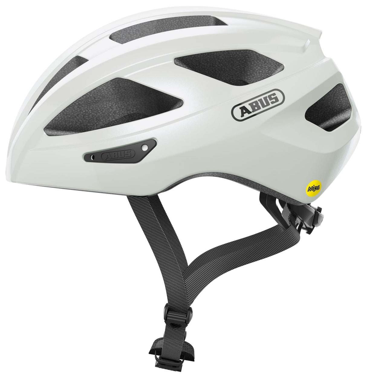 Abus Helm Macator MIPS pearl white L 58-62cm