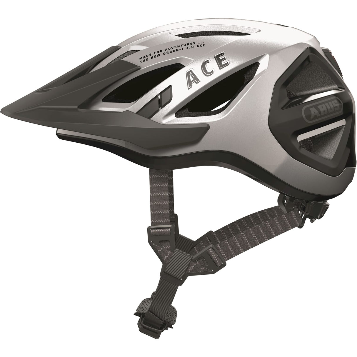 Abus Helm urban-i 3.0 Ace Gleam Sëlwer m 52-58Cm