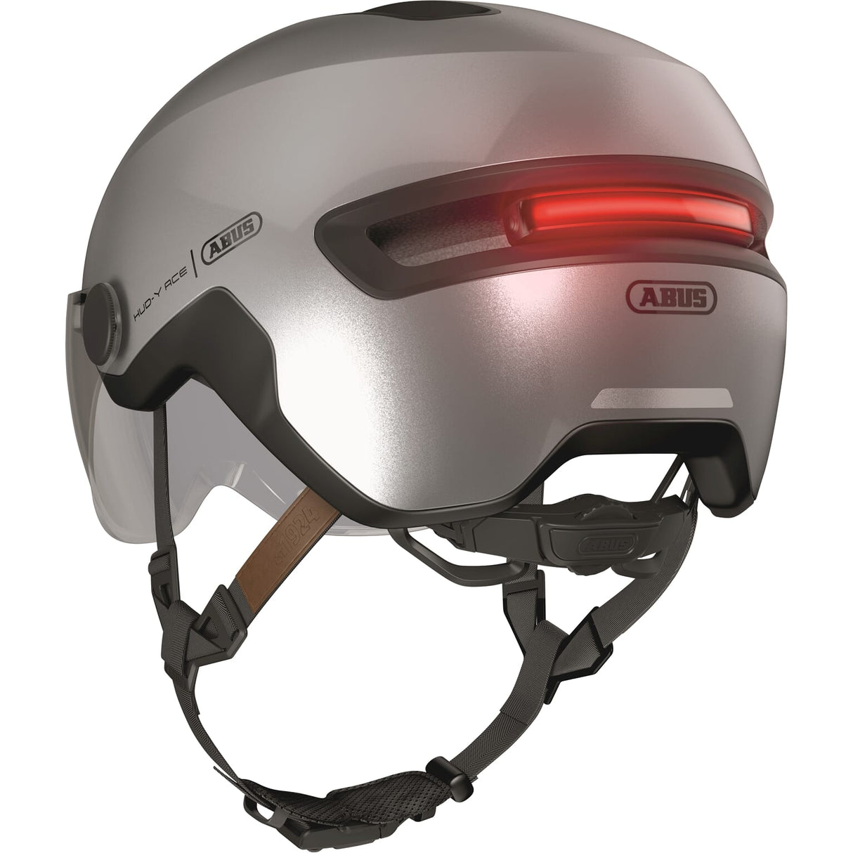 Abus Helm Hud-Y ACE gleam silver M 54-58cm