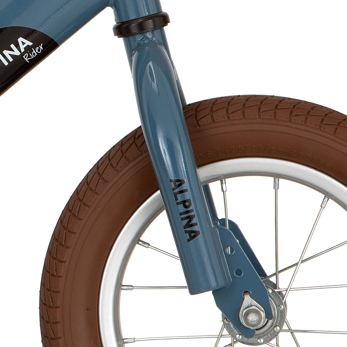 Alpina voorvork loopfiets stone blue