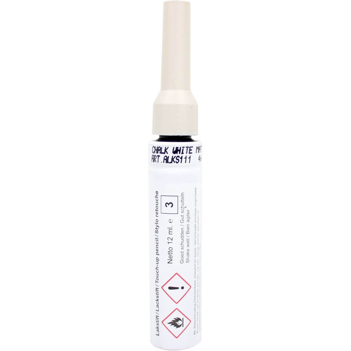 Alpina lakstift chalk white pms10101 matt