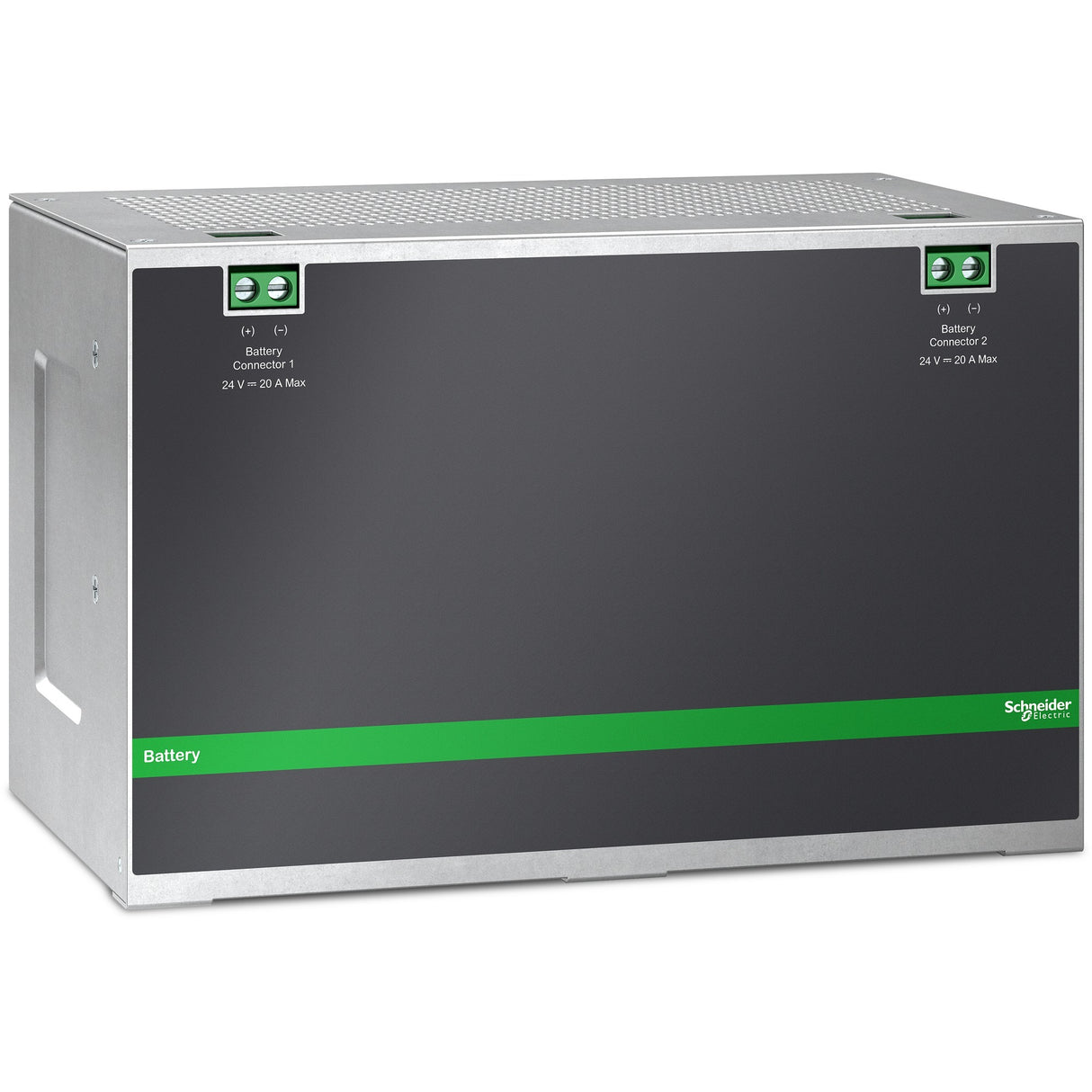 Apc xb005xpdr extern batterij pakket, din-rail montage (grijs)