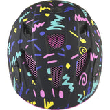 Olympic sportswear alpina sports kinderhelm ximo flash black-confetti 47-51 mat