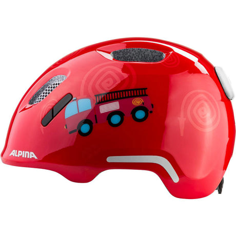 Olympic sportswear alpina sports kinderhelm ximo 2 flash fire fighter 49-54 gl.