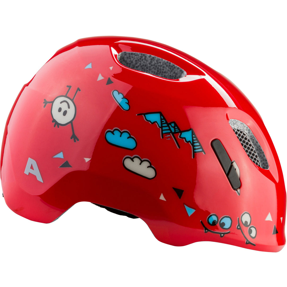 Olympic sportswear alpina sports kinderhelm ximo 2 red smile 45-49 glans