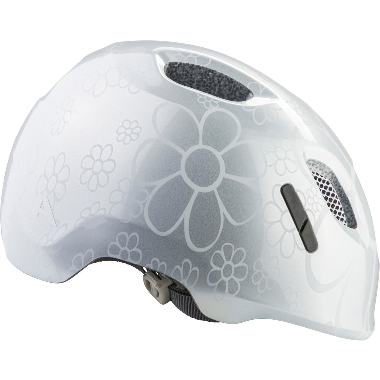 Olympic sportswear alpina sports kinderhelm ximo 2 silver fower 47-51 glans