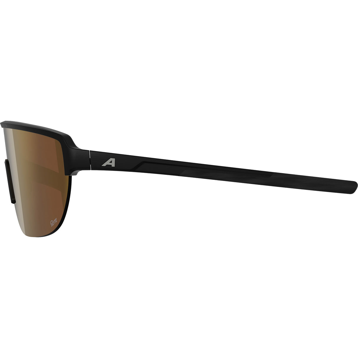 Olympic sportswear alpina sports sportbril ram 2.0 q-lite goud sp. mat zwart