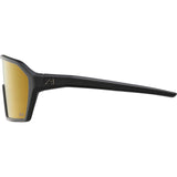Olympic sportswear alpina sports sportbril ram q-lite gouden spiegel zwart