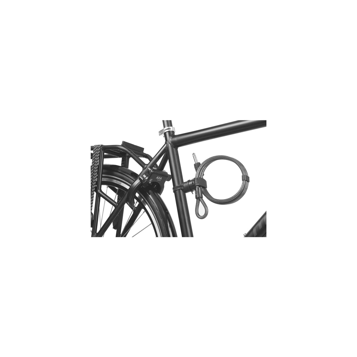 AXA RLE 150cm Slotkabel - Zwart