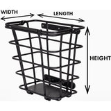 Atranvelo mand epic side rear basket epic side black