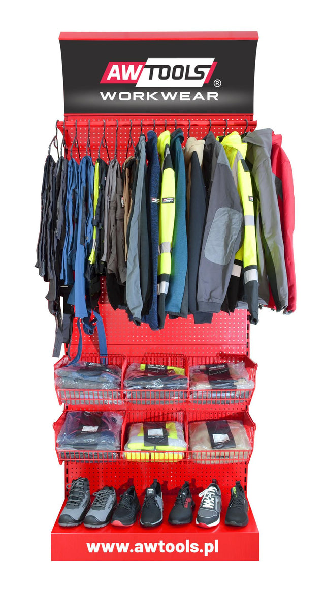 Plank awtools expositiezakkleding