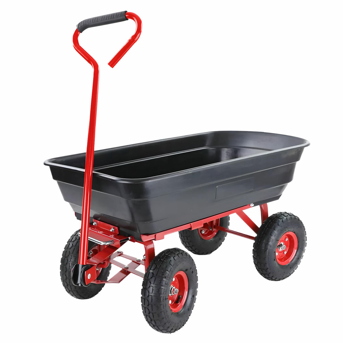 Awtools tuinwagen dumper 4 wiel 75l