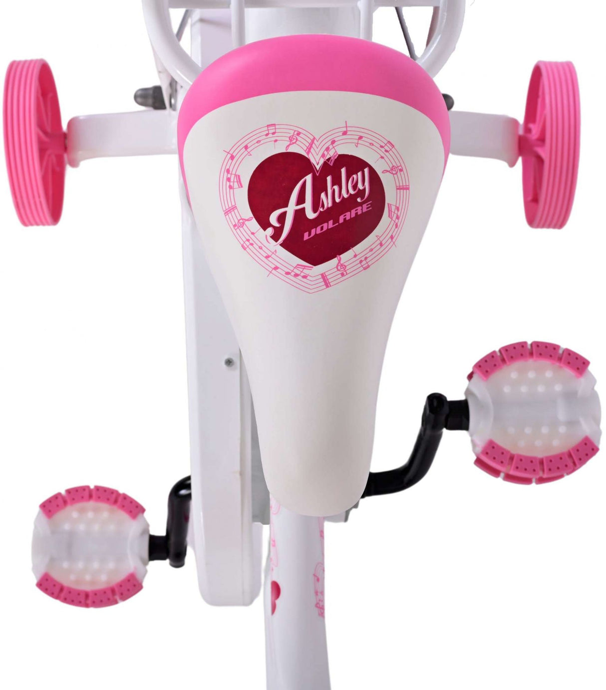 Volare Ashley Kinderfiets Meisjes 12 inch Wit