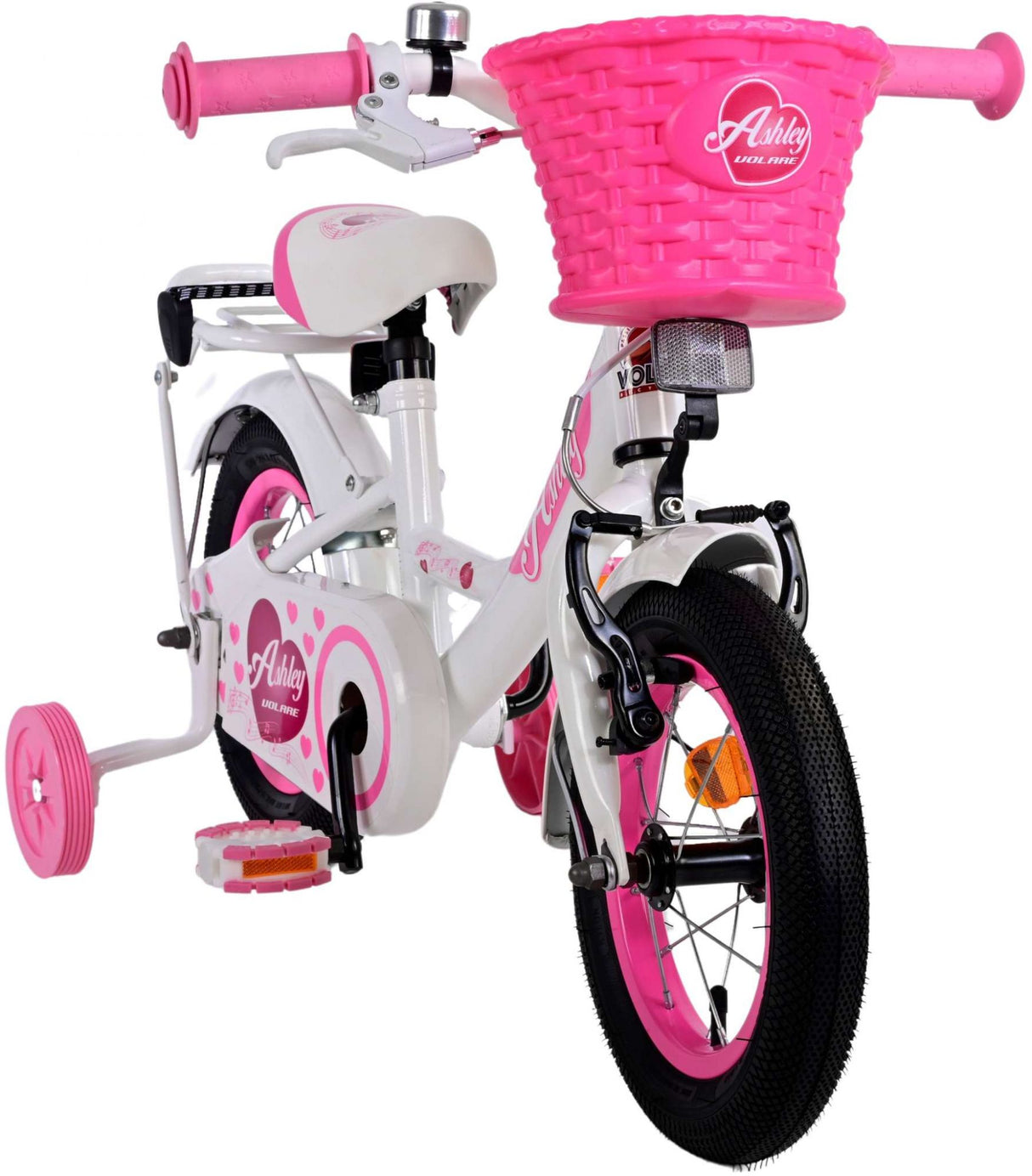 Volare Ashley Kinderfiets Meisjes 12 inch Wit