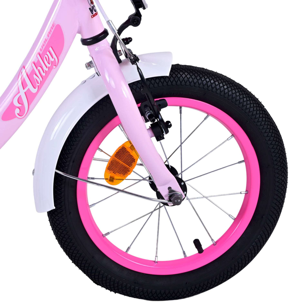 Volare Ashley Kinderfiets Meisjes 14 inch Roze